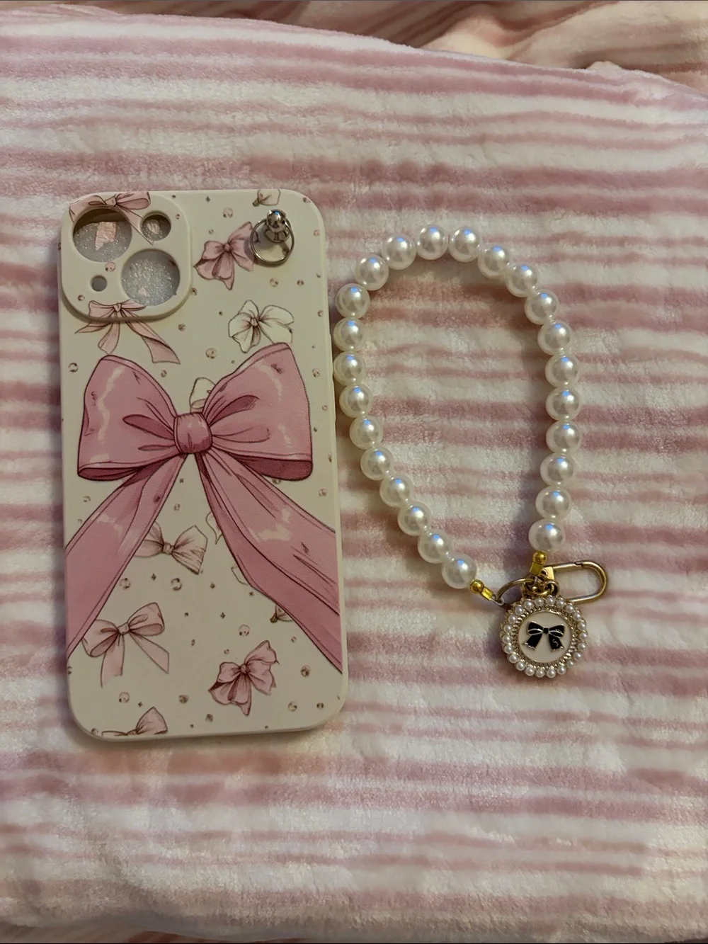 Pink Bow Case & Gold Butterfly iPhone 14 Cases NIP